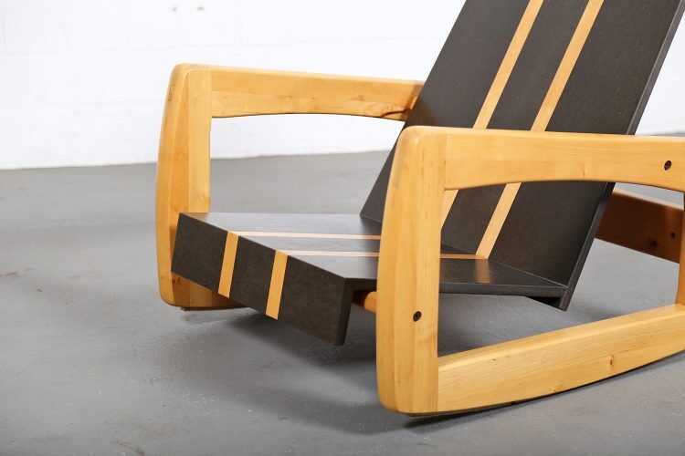 Rocking chair design 70s vintage