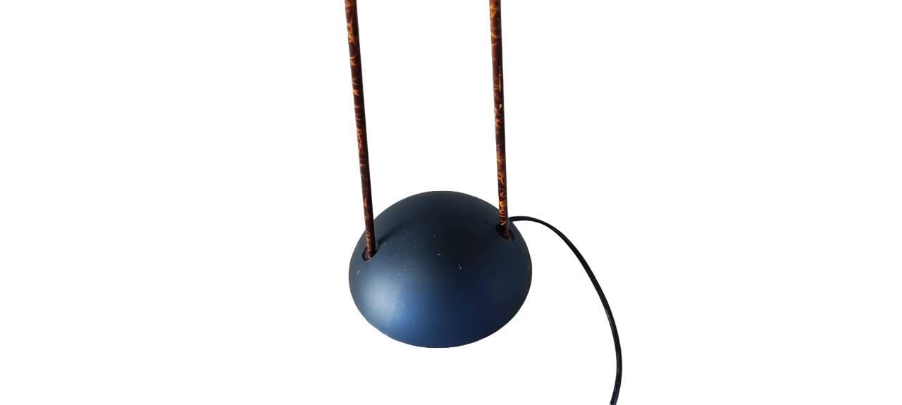 Vintage metal floor lamp "Yuki" Italian designer Paolo Francesco Piva