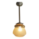 Suspension vintage en verre granité