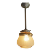 suspension vintage in frosted glass