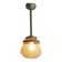 Suspension vintage en verre granité