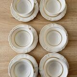12-piece vintage coffee service from the Royal Limoges factory.