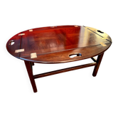 1950s English Table Butler's Tray with removable tray