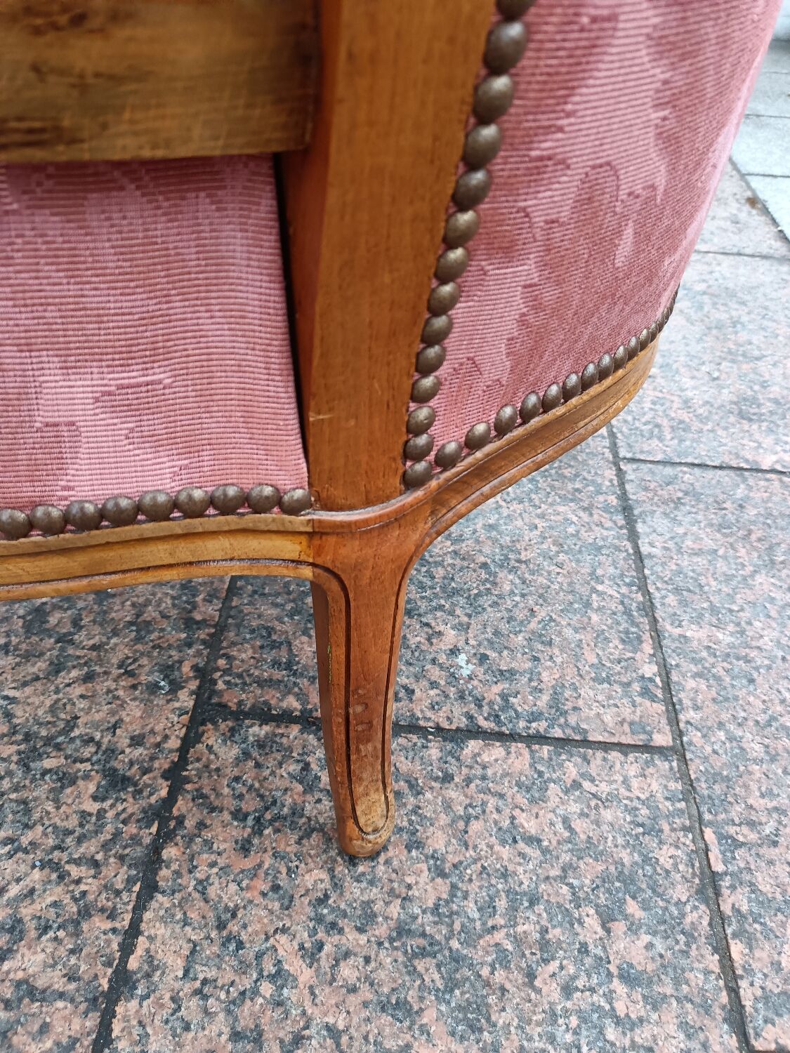 Pair of antique armchairs louis xv style