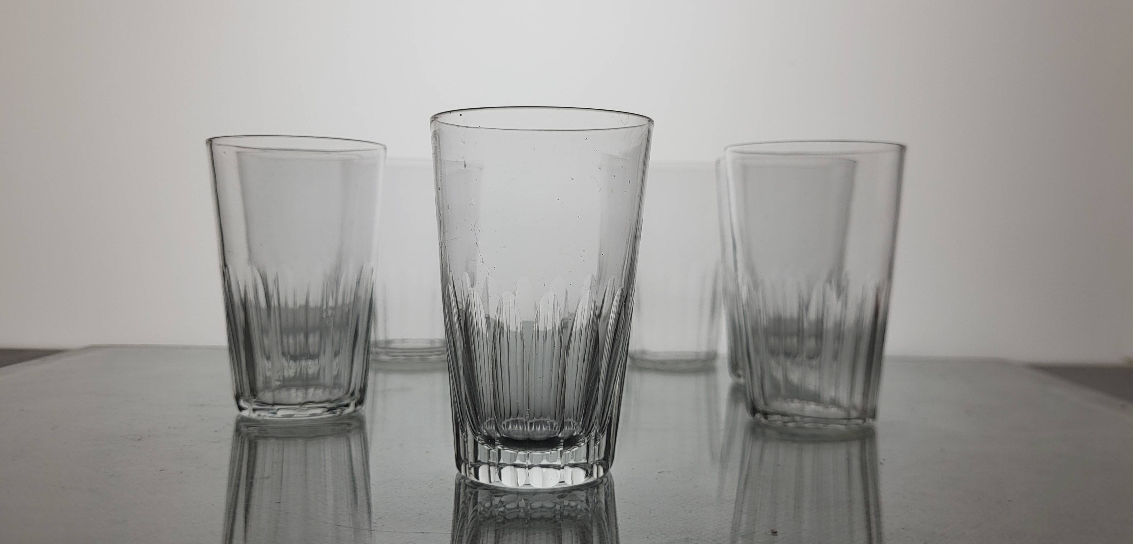 7 verres à vin / Vodka 1930