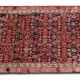 Long handmade vintage persian rug traditional wool carpet- 105x280cm