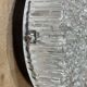 Plafonnier ou applique murale de la marque Holophane des années 1960 - Verre et métal