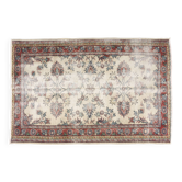 Multicolour Oushak Vintage Turkish Rug-sku-v722