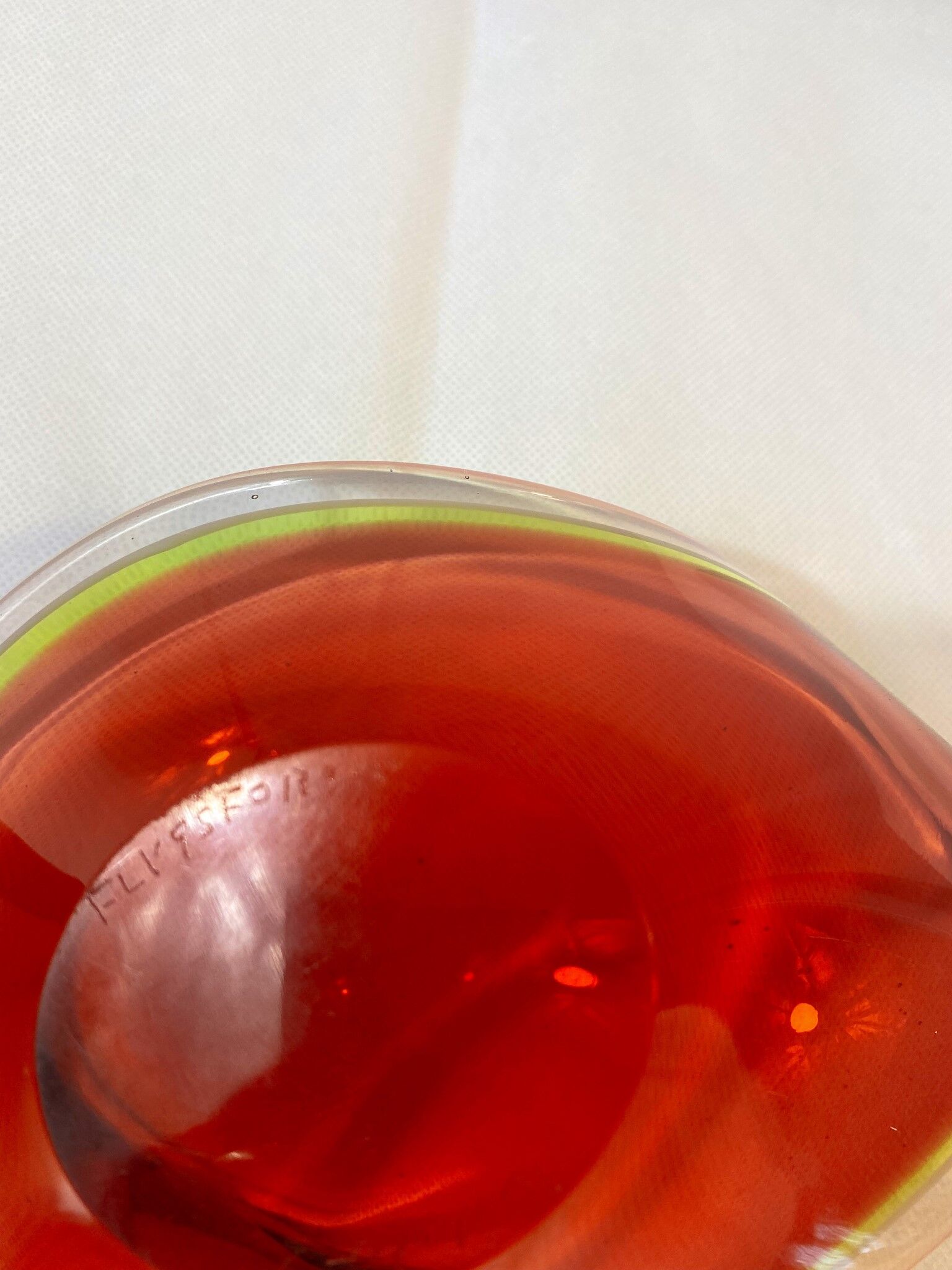 Glass cup by Paul KEDELV in 1953