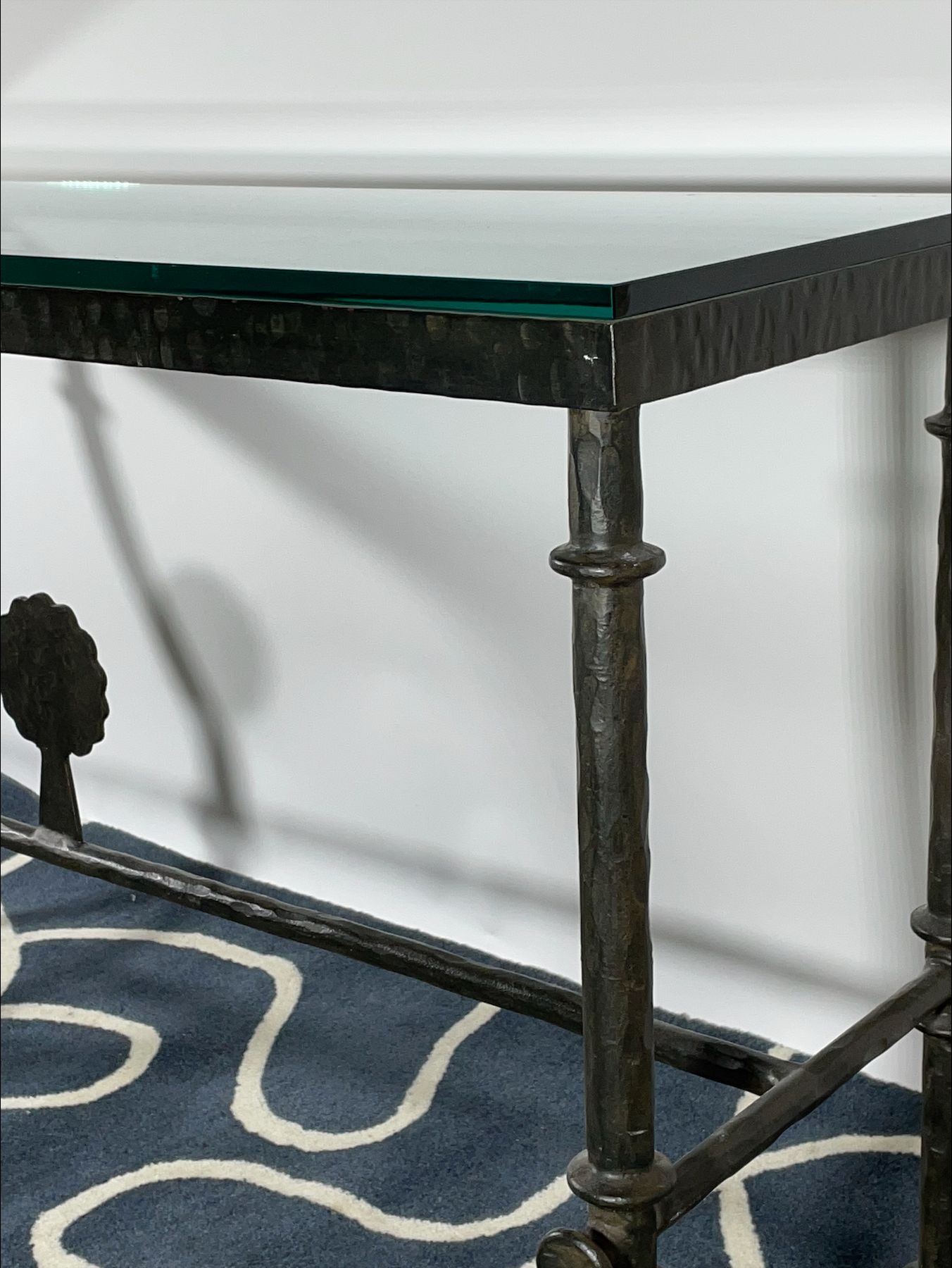 Wrought iron console