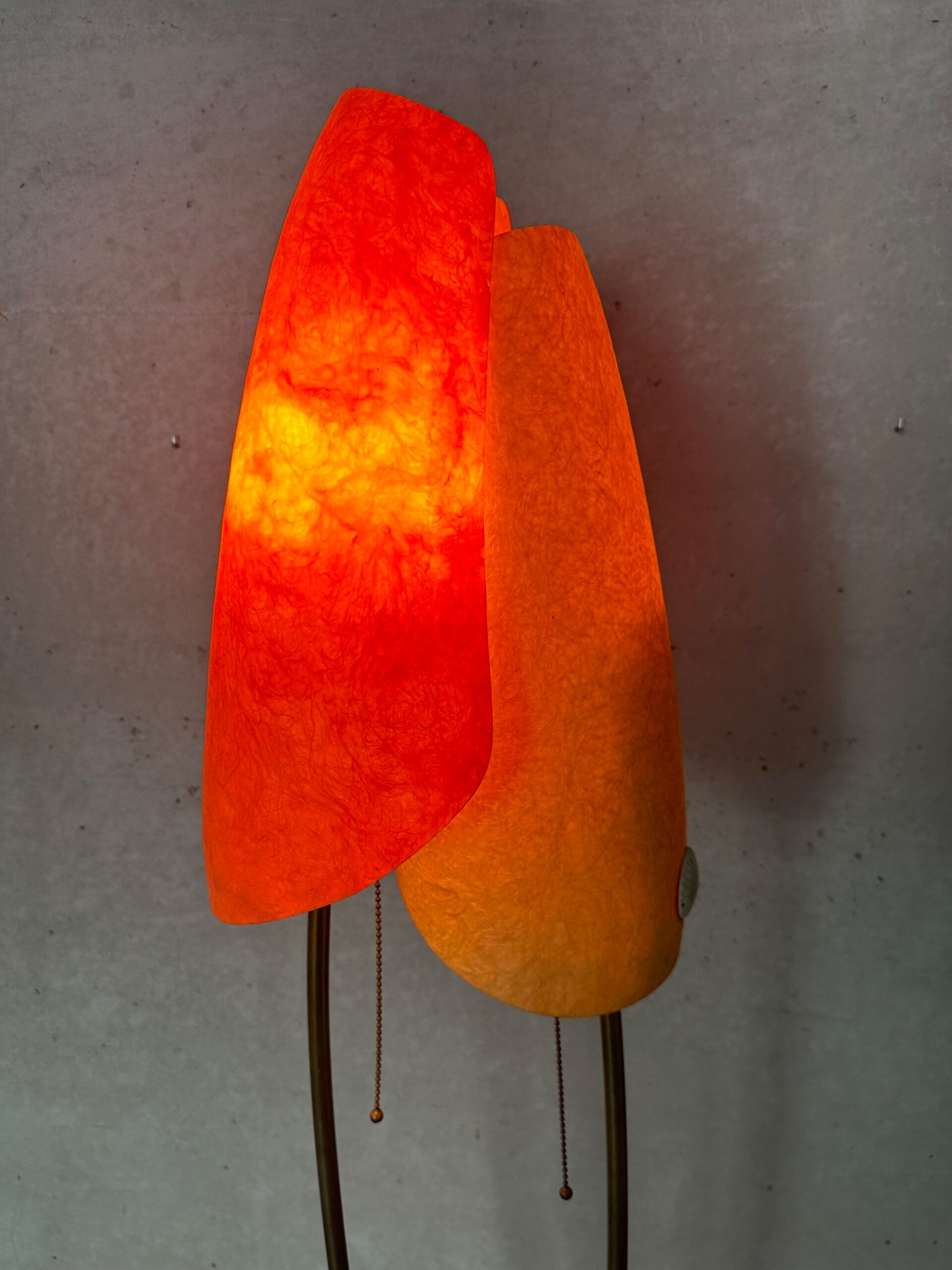 Vintage fiberglass floor lamp – Carl Auböck