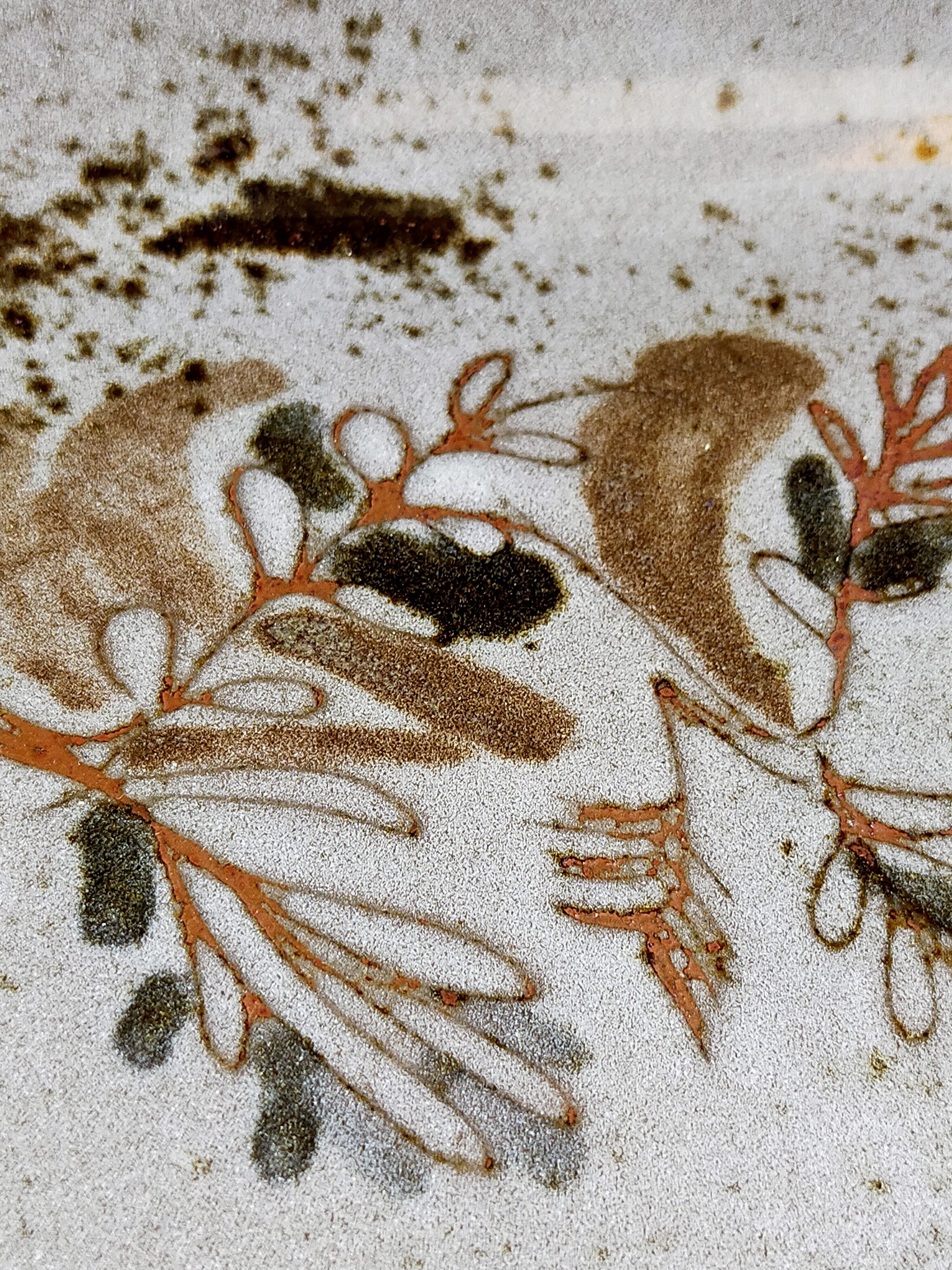 60s ceramic potter oval dish