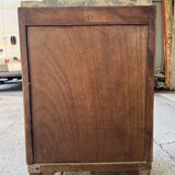 Bedside table with art deco marble