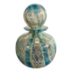 Decorative blown glass bottle Mdina Glass
