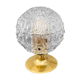 Globe lamp "godrons" in glass