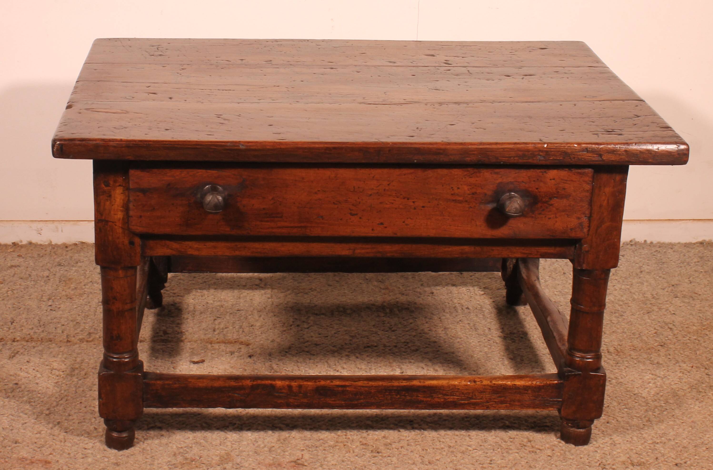 Spanish Walnut Coffee Table, Late 16th Century
