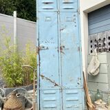 Vintage metal industrial wardrobe