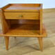 Pair of feet compas side tables - 1950