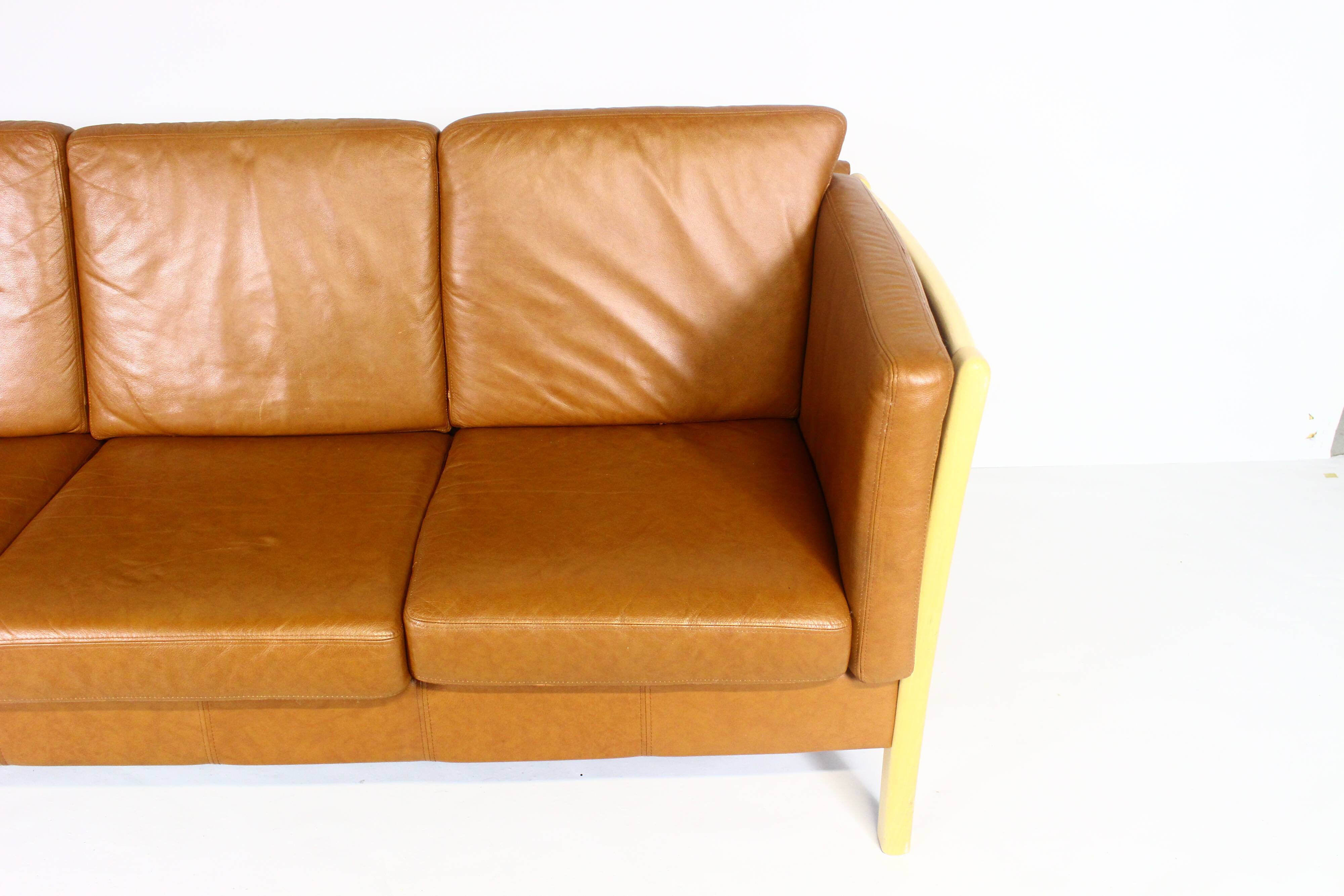 Danish leather sofa