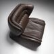 One-seat lounge sofa model pasha, manufactured in the 1970s by durlet, belgium.
