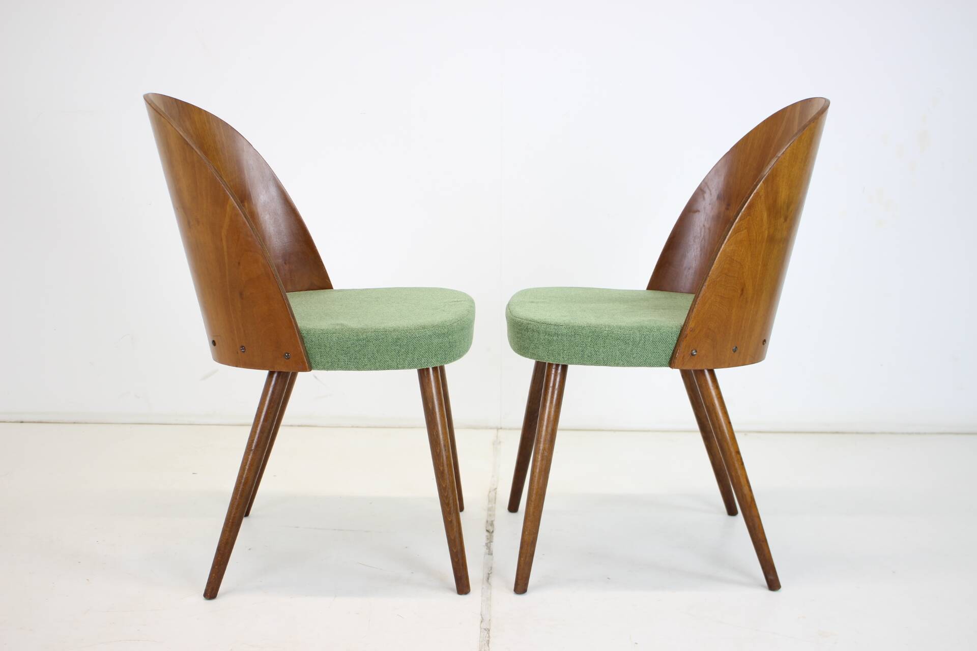 1960s Antonin Suman Set of Two Dining Chairs, Czechoslovakia