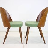 1960s Antonin Suman Set of Two Dining Chairs, Czechoslovakia