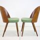 1960s Antonin Suman Set of Two Dining Chairs, Czechoslovakia