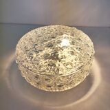 Bubble molded glass ceiling lamp
