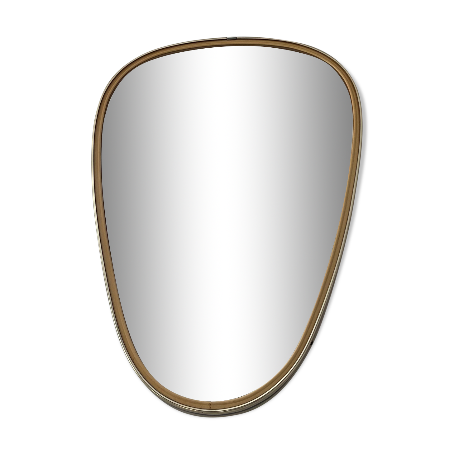 Free-form asymmetrical mirror from the 60s and 70s