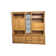 Bahut high in solid alder with bar