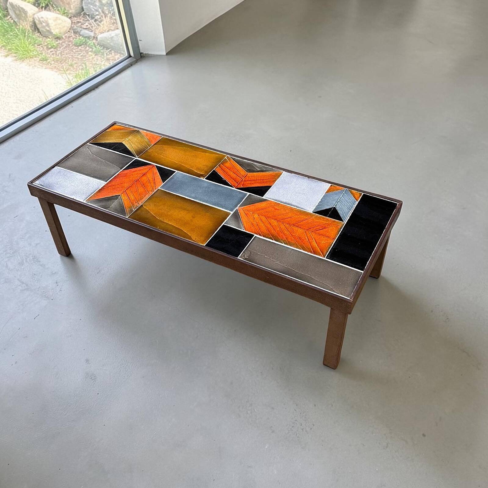 Ceramic coffee table by Roger Capron - Signed -