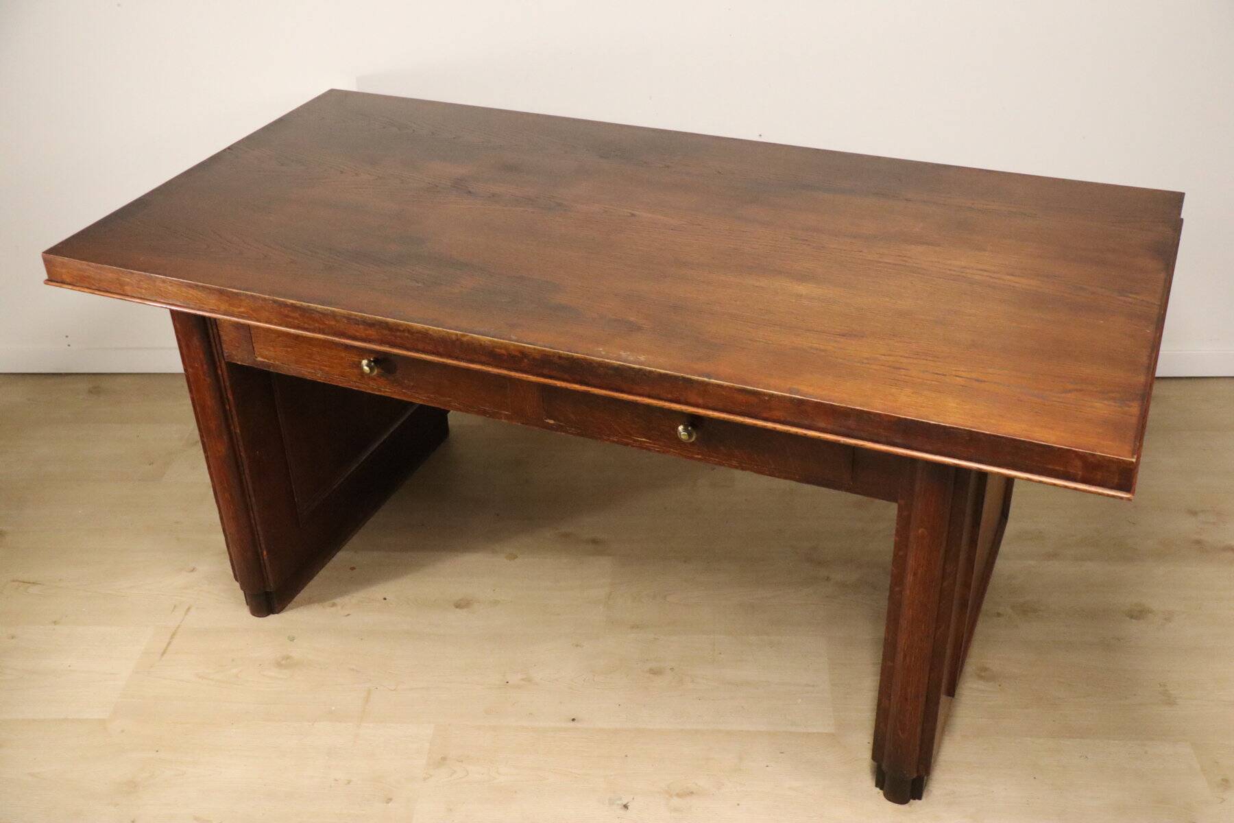Bureau Moderniste en chêne époque Art Déco, 1940