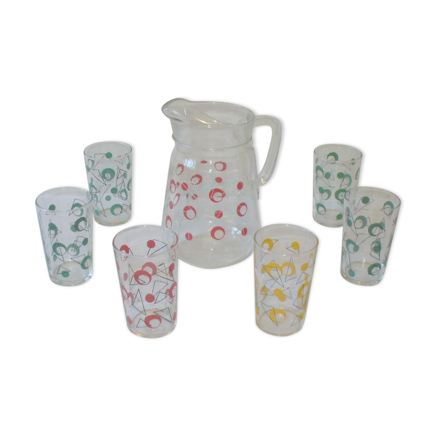 Orangeade service from the 50s