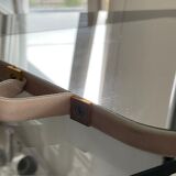 Asymmetrical free-form miniaturę mirror from the 60s-70s