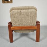 Pair of vintage Scandinavian teak chairs 1970s