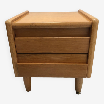 Bedside table / wooden sofa end, 1970s/1980s