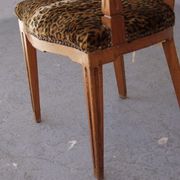 Fauteuil de bureau louis XVI en merisier