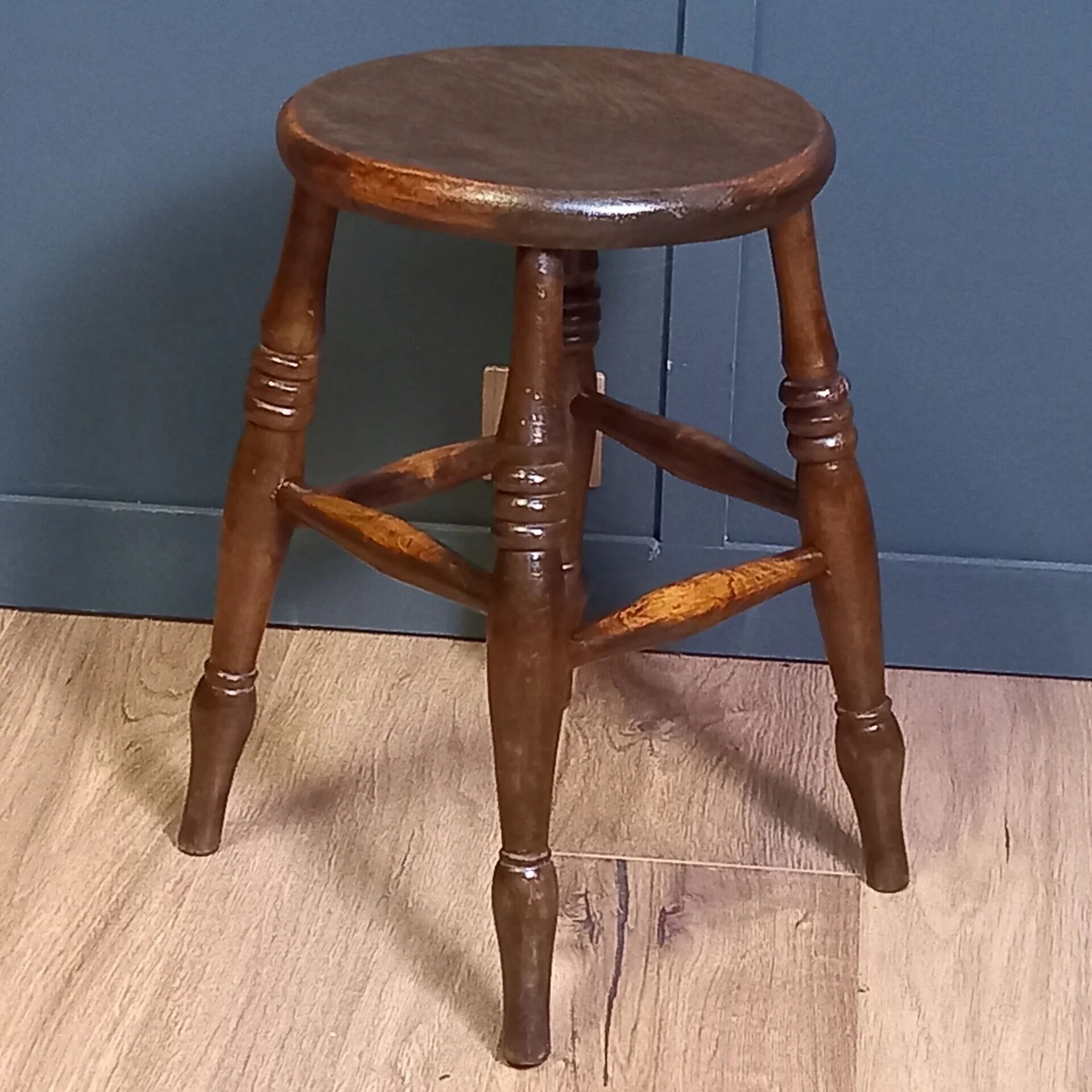 Antique Windsor (pub) stool