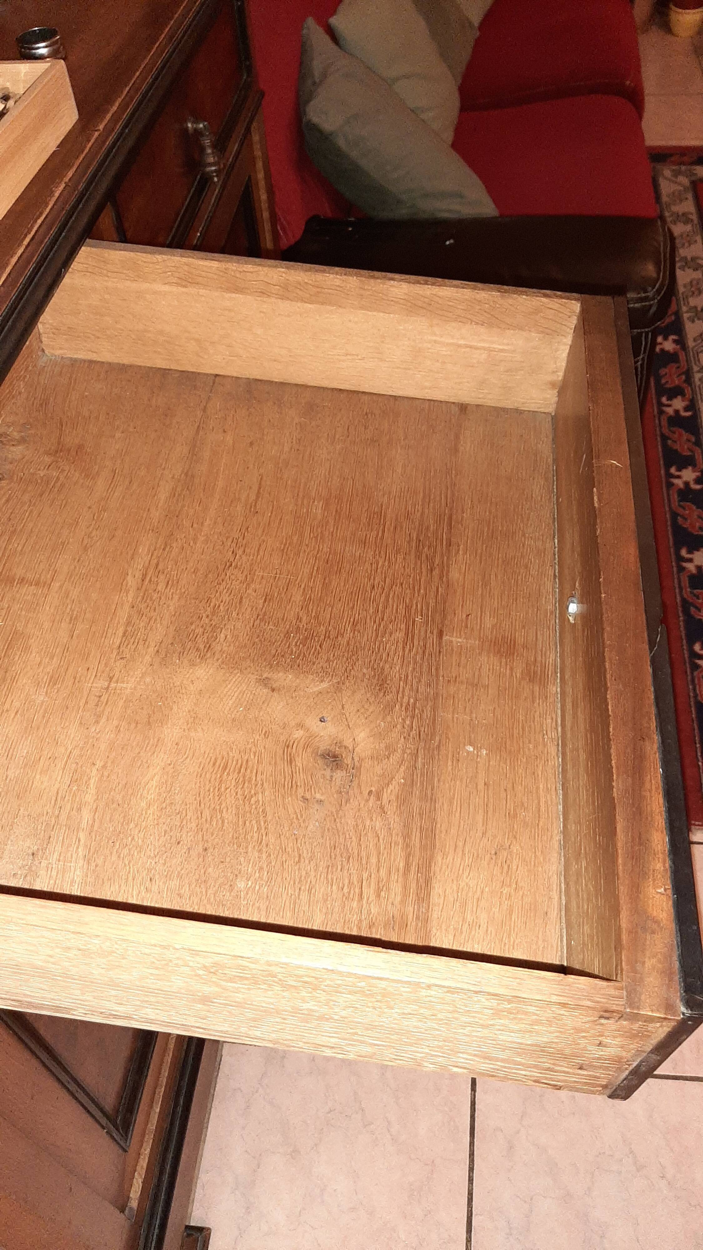 Sideboard in solid cherry wood marquetry