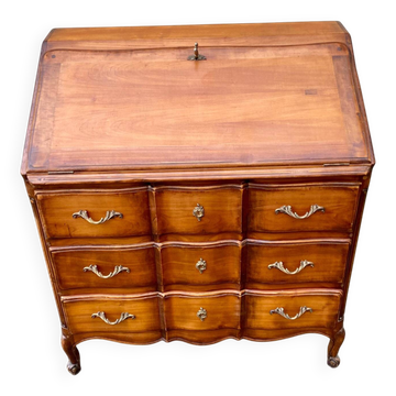 Bureau secrétaire Dit « scriban » De Style Louis XV En Bois Fruitier