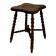 Antique oak bubble leg plantstand, 1920s