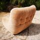 Fauteuil en velours vintage