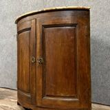 Solid wood corner cabinet from the Louis XIV period