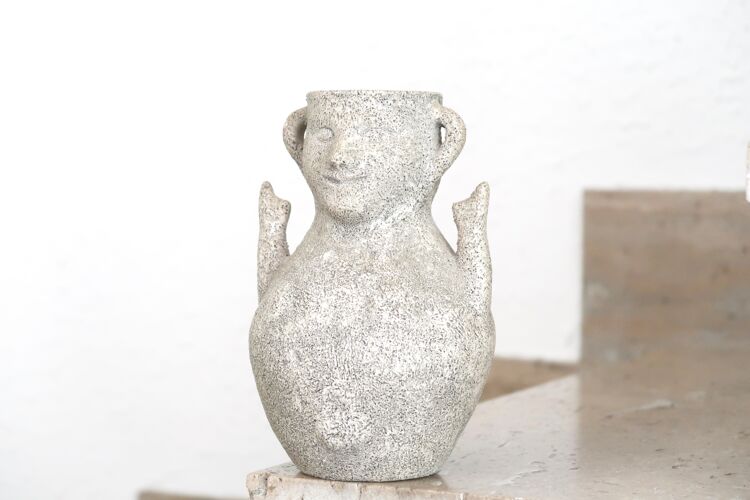 Vase en céramique anthropomorphe de Francis Triay, années 60