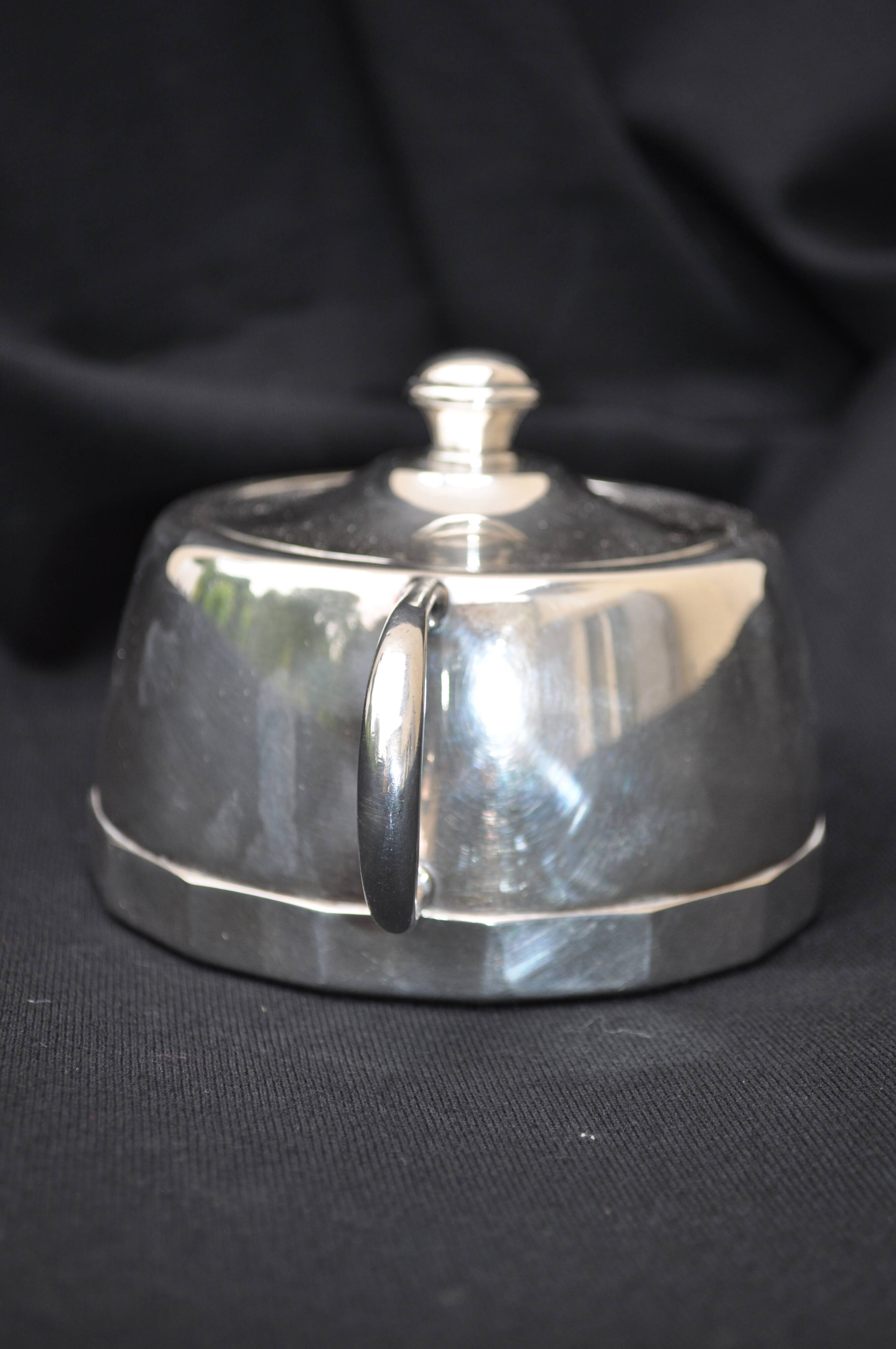 Sugar silver metal 24 gr art deco signed BB