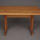 Table de cuisine en pin massif, années 1970
