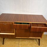Mid-Century Retro Vintage Teak Cocktail Credenza / Sideboard by Beautility