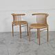 Pair of Herbert Ohl chairs for Lubke, 1980s