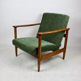 Green Olive GFM-142 Armchair attributed to Edmund Homa, 1970s
