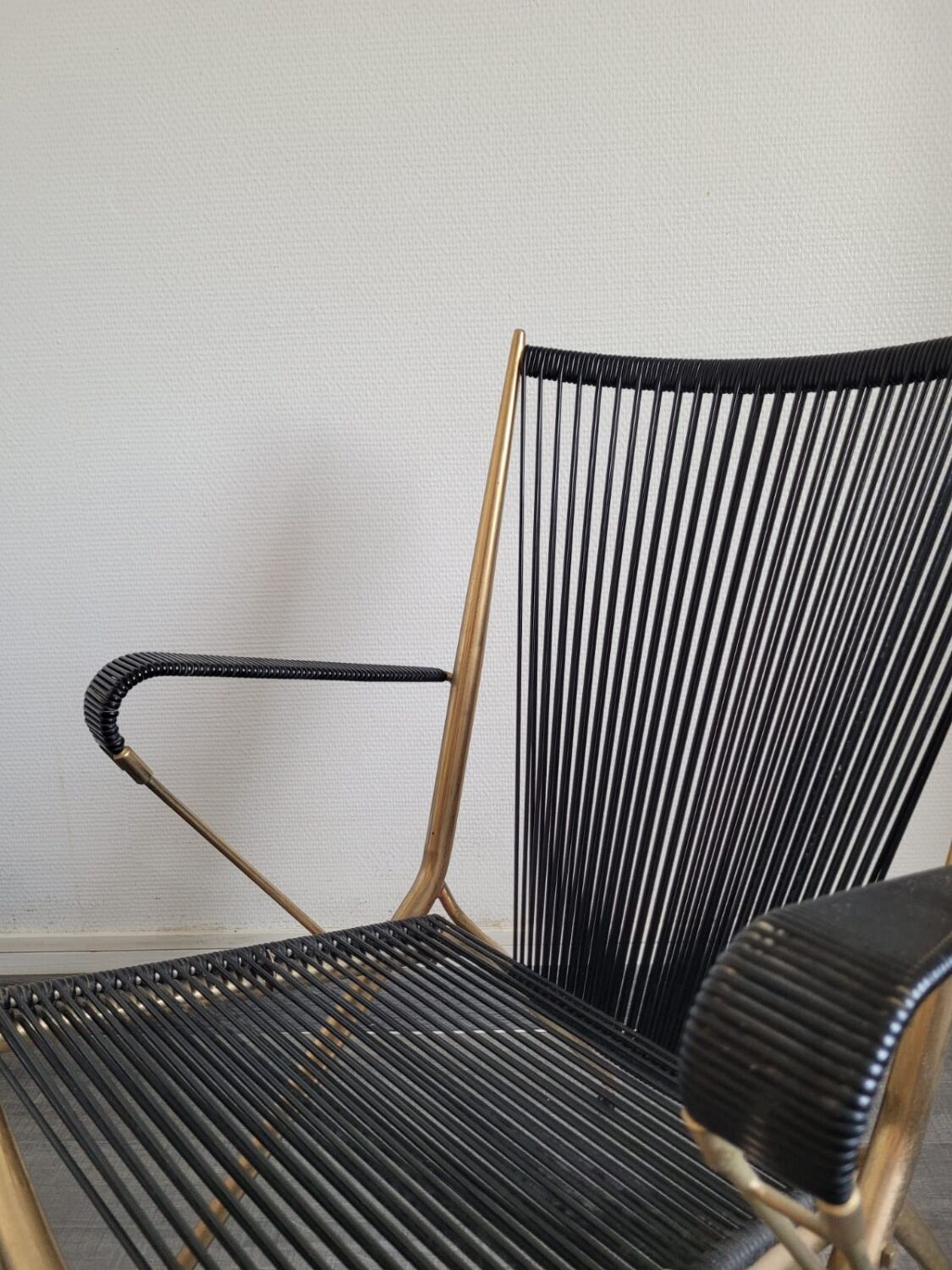 Folding armchair scoubidou